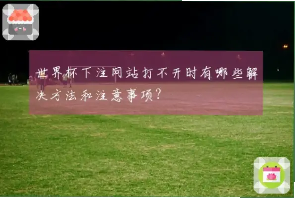 世界杯网站打不开？原因与解决方法